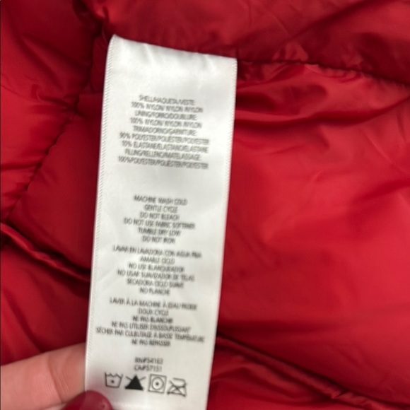 Tommy Hilfiger Vibrant Red Quilted Jacket - Medium NWT - Picture 6 of 10